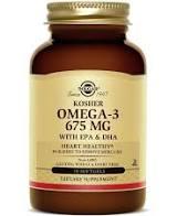 Solgar - Omega-3 675 mg Kosher 100 Softgels