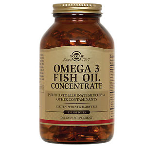 Solgar Omega-3 Fish Oil Concentrate 120 Softgels