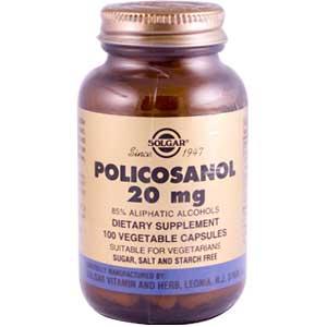 Solgar Policosanol 20 mg 100 Vegetable Capsules
