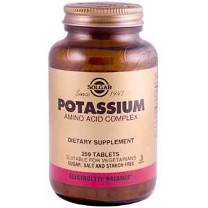 Solgar Potassium Amino Acid Complex 250 Tablets