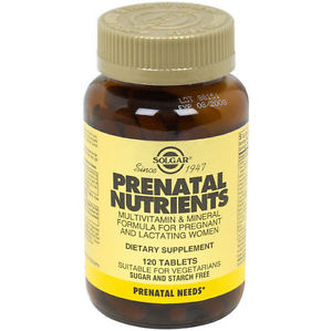 Solgar Prenatal Nutrients 120 Tablets