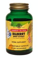 Solgar SFP Bilberry Berry Extract 60 Vegetable Capsules     TEMPORARILY UNAVAILABLE