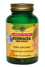 Solgar SFP Echinacea Herb Extract 60 Vegetable Capsules