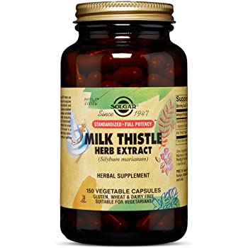 Solgar - SFP Milk Thistle Herb Extract 150 Vegetable Capsules