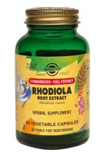 Solgar SFP Rhodiola Root Extract 60 Vegetable Capsules