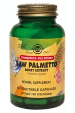 Solgar SFP Saw Palmetto Berry Extract 60 Vegetable Capsules
