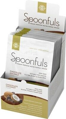 Solgar - Spoonfuls Vegan Protein 10 pack Single Serve Powder- Chocolate Coconut
