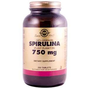 Solgar Spirulina 750 mg 250 Tablets     TEMPORARILY UNAVAILABLE