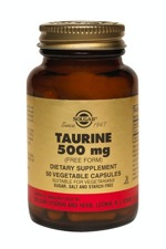 Solgar Taurine 500 mg 50 Vegetable Capsules-OUT OF STOCK