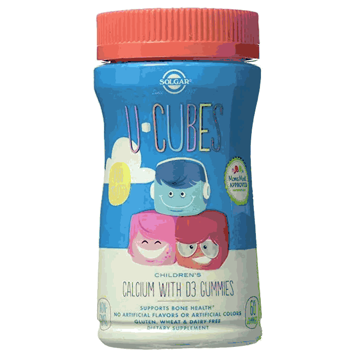 Solgar - U-Cubes Children's Calcium with D3 60 Gummies