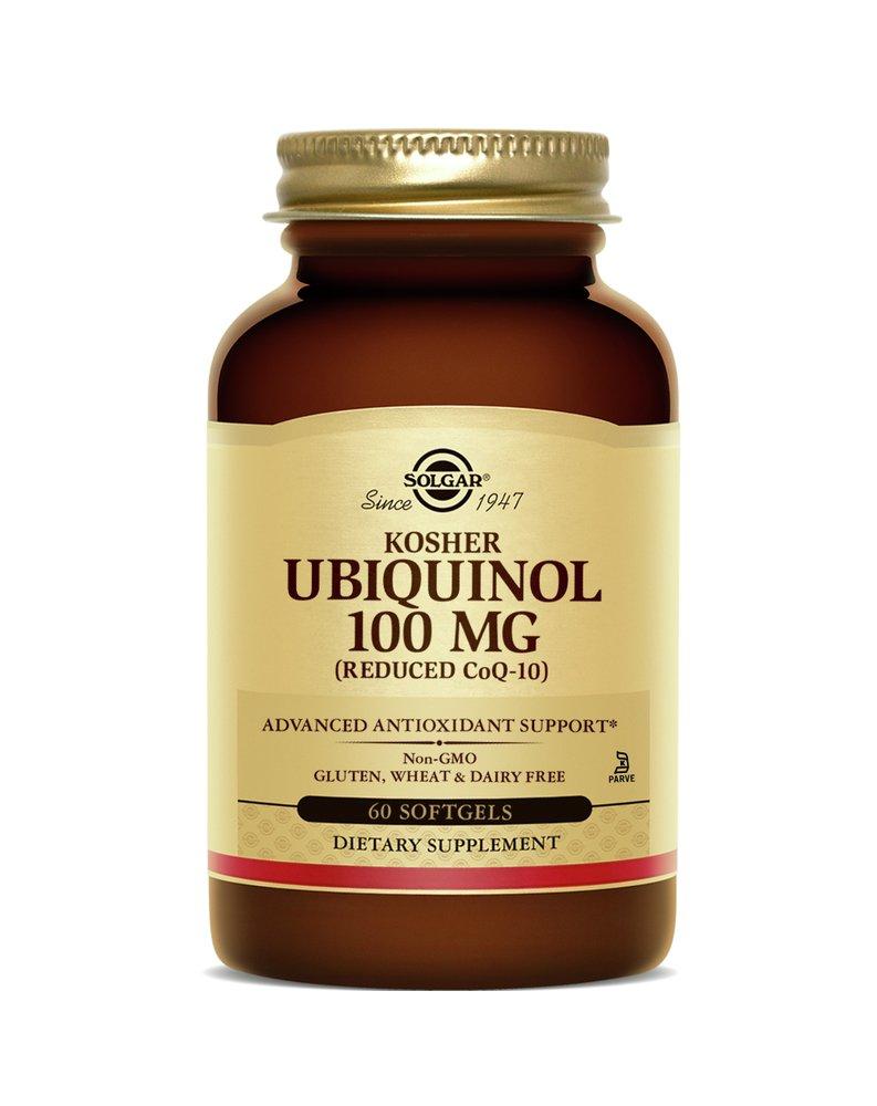 Solgar - Ubiquinol 100 mg Kosher (Reduced CoQ-10) 60 Softgels