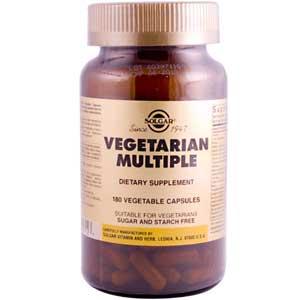 Solgar Vegetarian Multiple 180 Vegetable Capsules