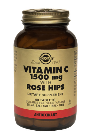 Solgar Vitamin C 1500 mg with Rose Hips 90 Tablets
