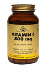 Solgar Vitamin C 500 mg 100 Vegetable Capsules