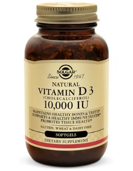 Solgar Vitamin D3 (Cholecalciferol) 10,000 IU 120 Softgels