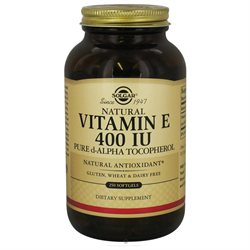 Solgar Vitamin E 400 IU Alpha 250 Softgels