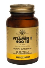 Solgar Vitamin E 400 IU Alpha 50 Softgels