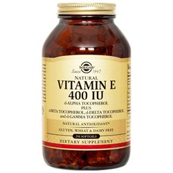 Solgar Vitamin E 400 IU Mixed 250 Softgels (400 IU d-Alpha Tocopherols & Mixed Tocopherols)