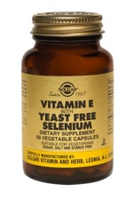 Solgar Vitamin E with Yeast-Free Selenium 50 Vegetable Capsules