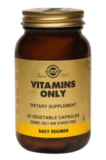 Solgar Vitamins Only 60 Vegetable Capsules