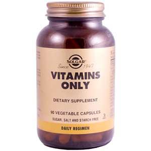 Solgar Vitamins Only 90 Vegetable Capsules