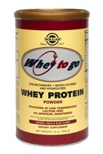 Solgar Whey To Go Protein 12oz Powder* Natural Vanilla Flavor