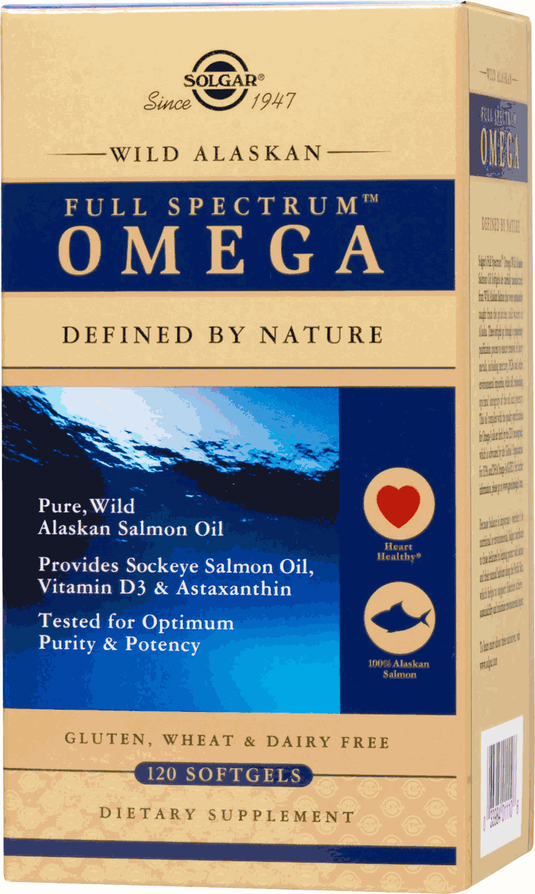 Solgar - Wild Alaskan Full Spectrum Omega 120 Softgels