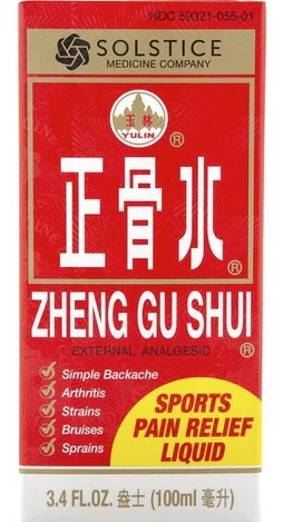 Solstice Medicine Company Zheng Gu Shui Topical Pain Relief Herbal Liquid 3.4 ounce