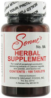 Sonnes Herb Tablet #9A 100 TAB-OUT OF STOCK