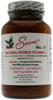 Sonnes Natural Source Vit C #17 120 TAB-OUT OF STOCK