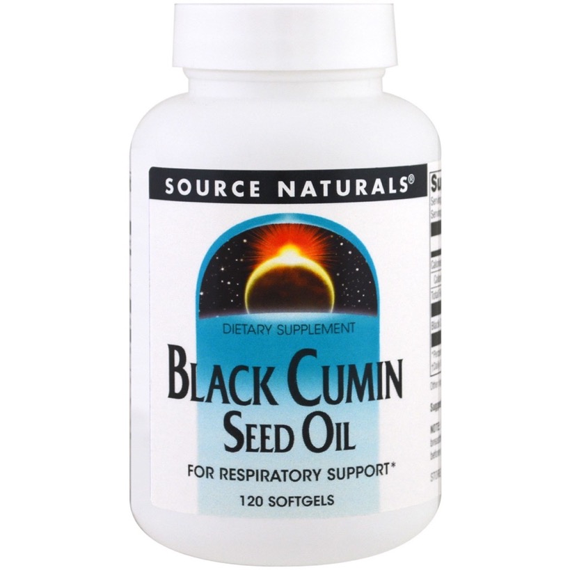 Source Naturals Black Seed Oil 500 mg 120 softgel