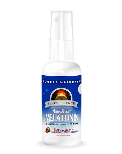 Source Naturals Sleep Science Melatonin NutraSpray Berry 2 fl oz