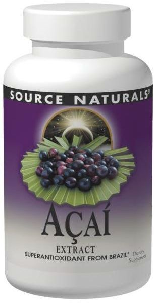 Source Naturals Acai Extract 500 mg 240 capvegi
