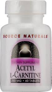 Source Naturals Acetyl L-Carnitine 250 mg 60 tablet