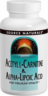 Source Naturals Acetyl L-Carnitine & Alpha-Lipoic Acid 650 mg 180 tablet