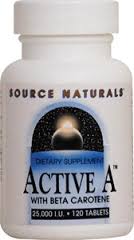 Source Naturals Active A 25000 IU 120 tablet-OUT OF STOCK