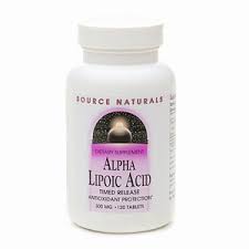 Source Naturals Alpha Lipoic Acid 300 mg 120 timed release tablet