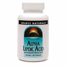 Source Naturals Alpha Lipoic Acid 600 mg 60 capsule