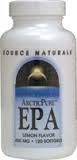 Source Naturals Arctic Pure  EPA 500 mg Lemon 120 softgel