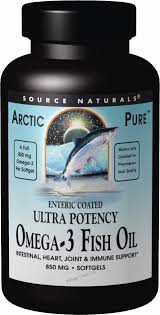 Source Naturals Arctic Pure Ultra Potency Omega-3 Fish Oil, Enteric Coated 850 mg 120 softgel