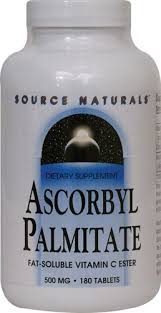 Source Naturals Ascorbyl Palmitate 500 mg 180 tablet