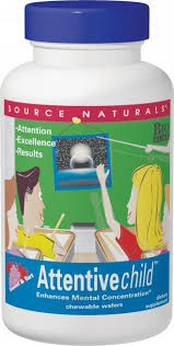 Source Naturals Attentive Child Fruit 120 wafer