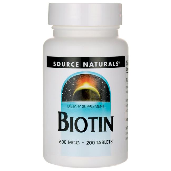 Source Naturals Biotin 600 mcg 200 tablet