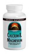 Source Naturals Calcium & Magnesium 300 mg 100 tablet