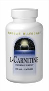 Source Naturals L-Carnitine (fumarate) 250 mg, fumarate 120 capsule