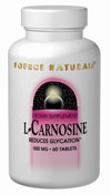 Source Naturals L-Carnosine 500 mg 60 tablet