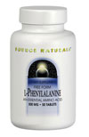 Source Naturals L-Phenylalanine 500 mg 50 tablet