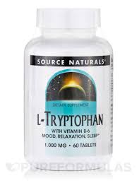 Source Naturals L-Tryptophan with Vitamin B-6 1000 mg 60 tablet