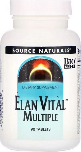 Source Naturals Elan Vital Multiple 90 tablet