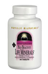 Source Naturals Life Minerals, High Bioactivity, No Iron 120 tablet